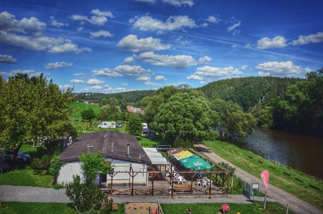 Camping Prima Hotel Týn nad Vltavou Exterior foto