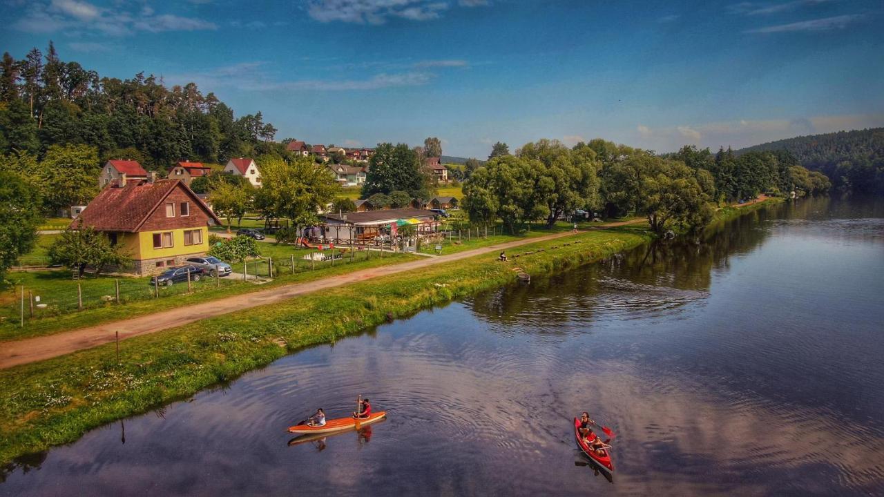 Camping Prima Hotel Týn nad Vltavou Exterior foto